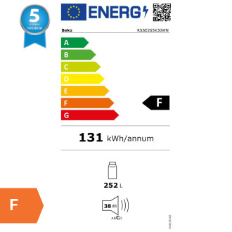 BEKO RSSE265K30WN frižider